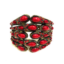 Load image into Gallery viewer, Studded Metal Cuff Bracelet