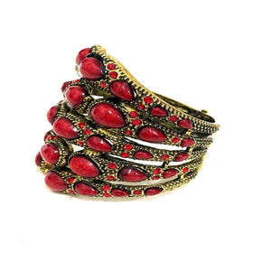 Studded Metal Cuff Bracelet