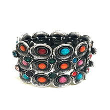 Load image into Gallery viewer, Studded Metal Cuff Bracelet