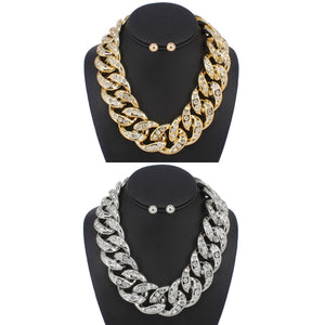 Chunky Chain Necklace Set