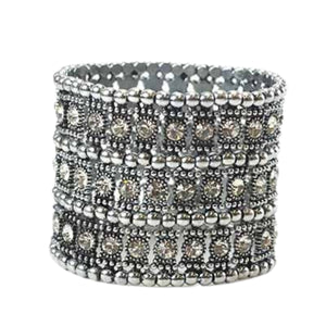 Studded crystal bracelet