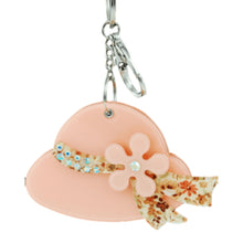 Load image into Gallery viewer, Studded Hat Key Chain &amp; Pocket Mirror