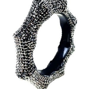 Studded Bamboo Bangle Bracelet