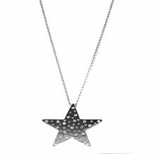 Load image into Gallery viewer, Studded Metal Star Necklace