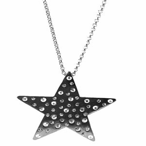 Studded Metal Star Necklace