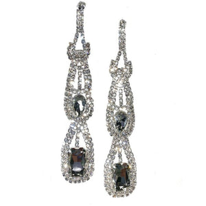 RHINESTONE  DROP EARRINGS