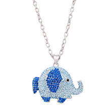 Load image into Gallery viewer, Studded Elephant Pendant Necklace