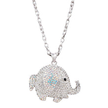 Load image into Gallery viewer, Studded Elephant Pendant Necklace