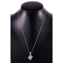 Load image into Gallery viewer, Studded Dice Pendant Necklace