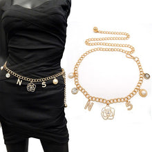 Load image into Gallery viewer, Luxury Charm Chain Belt